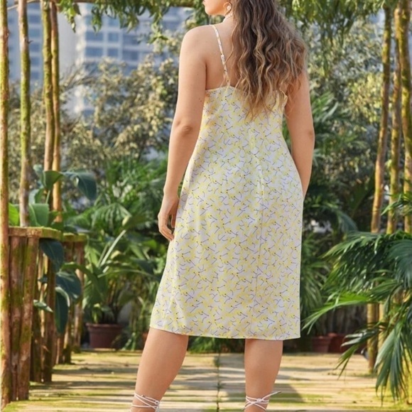 Cherry Print Casual Slip Cami Summer Dress - Picture 3 of 11